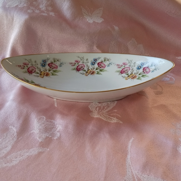 Vintage Porcelain Oval serving Dish Gerold Porzellan Tellau Bavaria Germany - Picture 6 of 13